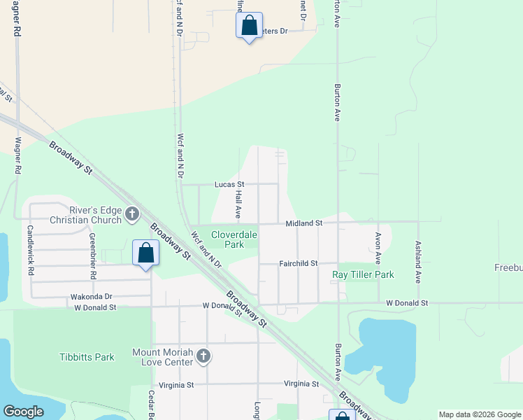 map of restaurants, bars, coffee shops, grocery stores, and more near 1545 Longfellow Avenue in Waterloo