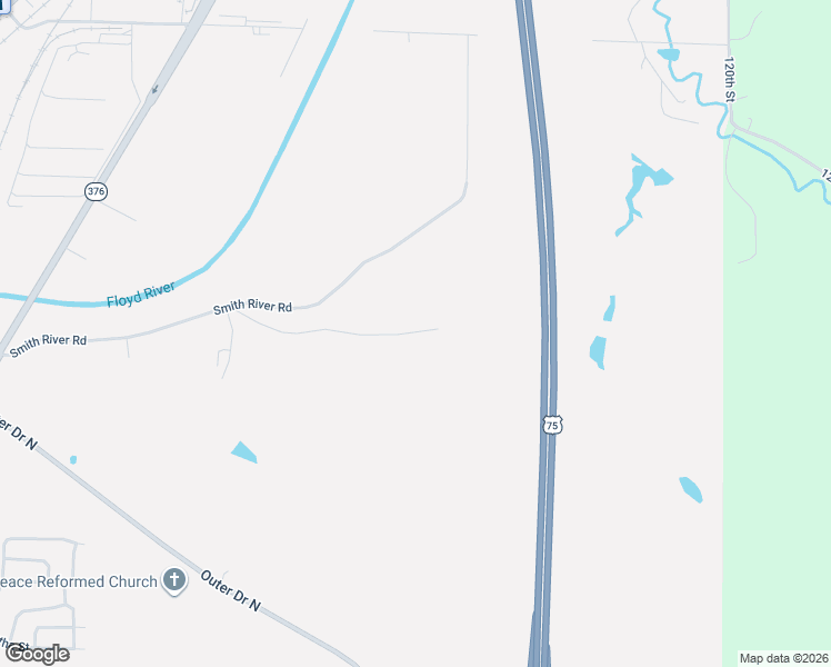 map of restaurants, bars, coffee shops, grocery stores, and more near 4488 Lost Meadows Road in Sioux City