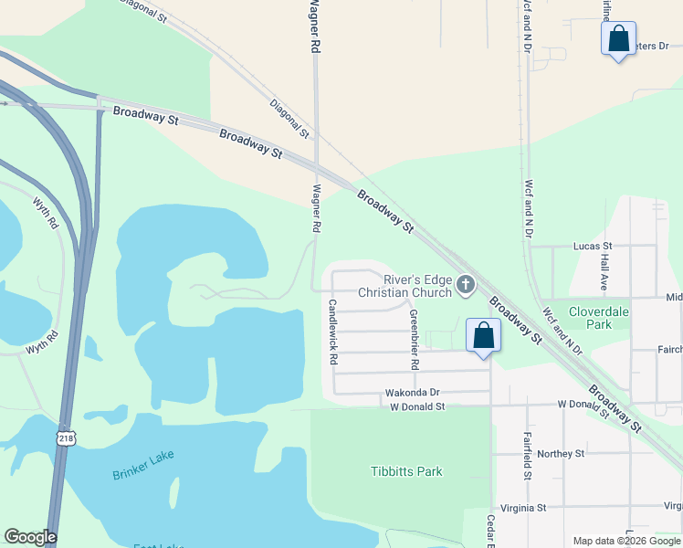 map of restaurants, bars, coffee shops, grocery stores, and more near 732 Greenbrier Rd in Waterloo
