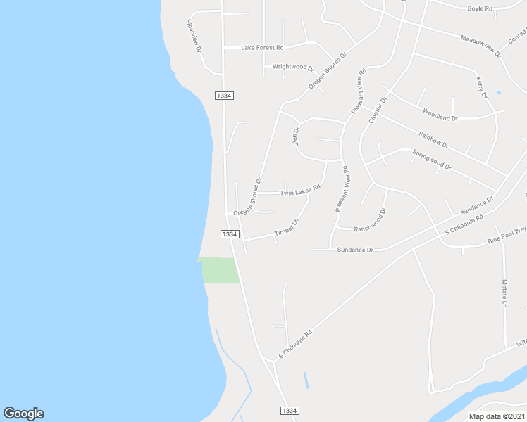 map of restaurants, bars, coffee shops, grocery stores, and more near 3329 Elkwood Circle in Chiloquin