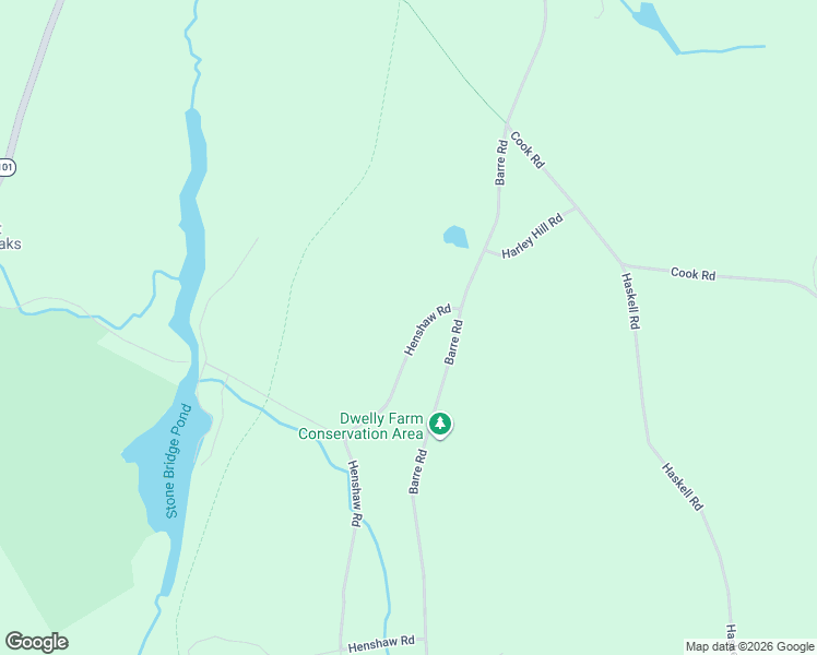 map of restaurants, bars, coffee shops, grocery stores, and more near 23 Henshaw Road in Templeton