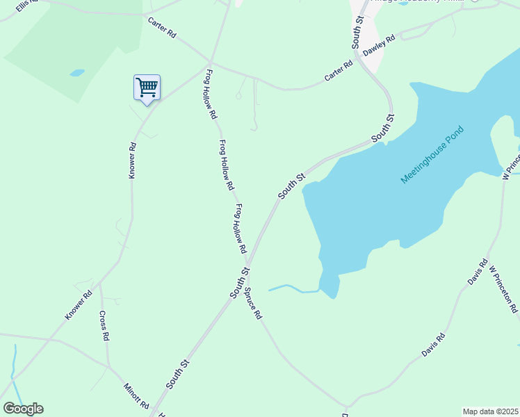 map of restaurants, bars, coffee shops, grocery stores, and more near 119 South Street in Westminster