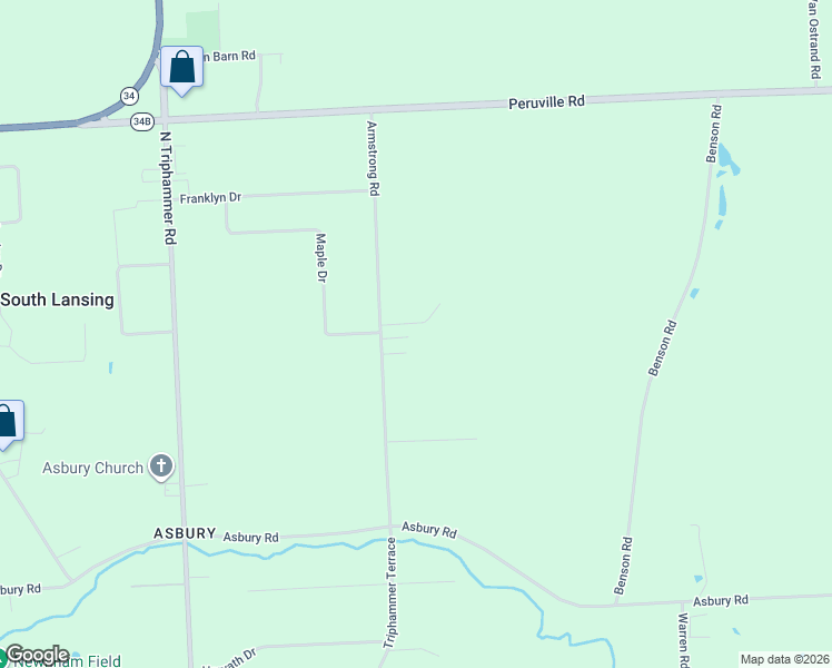 map of restaurants, bars, coffee shops, grocery stores, and more near 77 Armstrong Road in Freeville