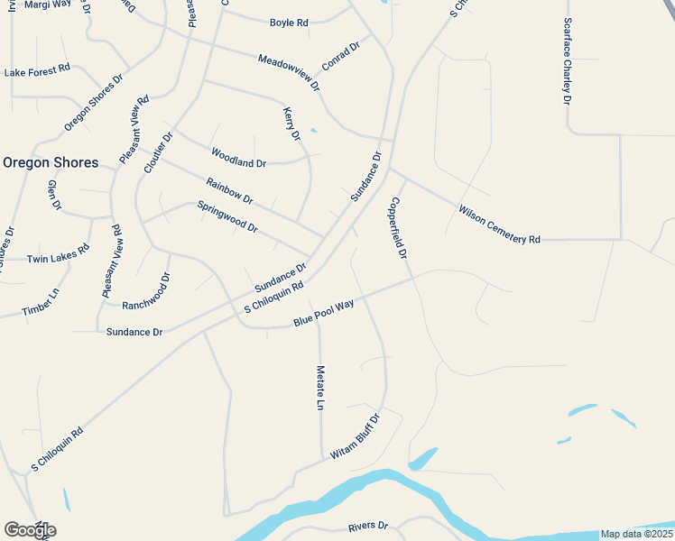 map of restaurants, bars, coffee shops, grocery stores, and more near 34022 Lallacks Court in Chiloquin