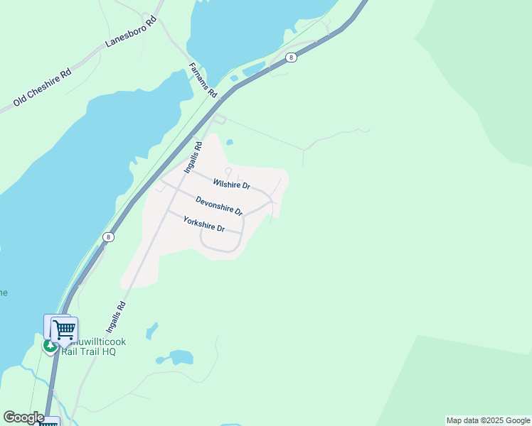 map of restaurants, bars, coffee shops, grocery stores, and more near 34 Berkshire Dr in Cheshire