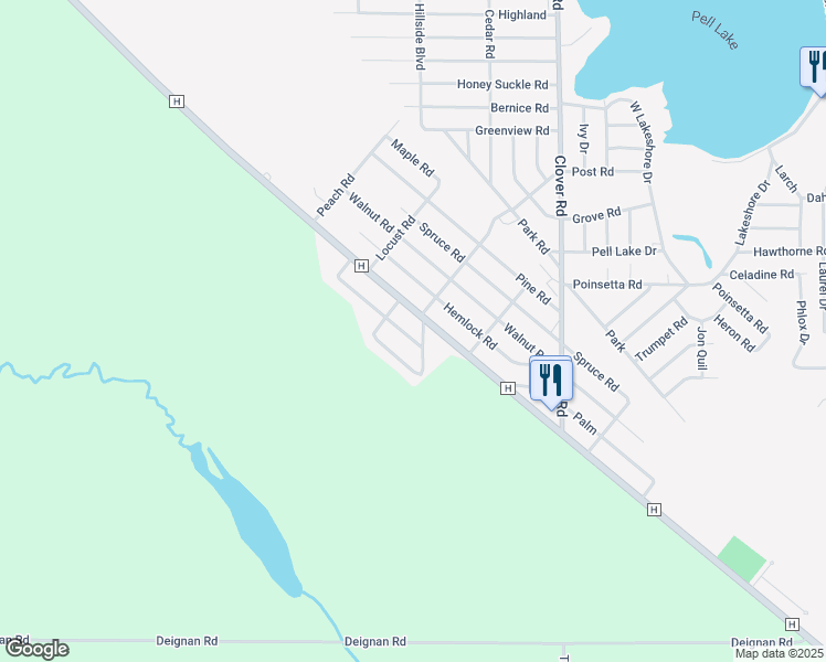 map of restaurants, bars, coffee shops, grocery stores, and more near 1108 East End Drive in Genoa City