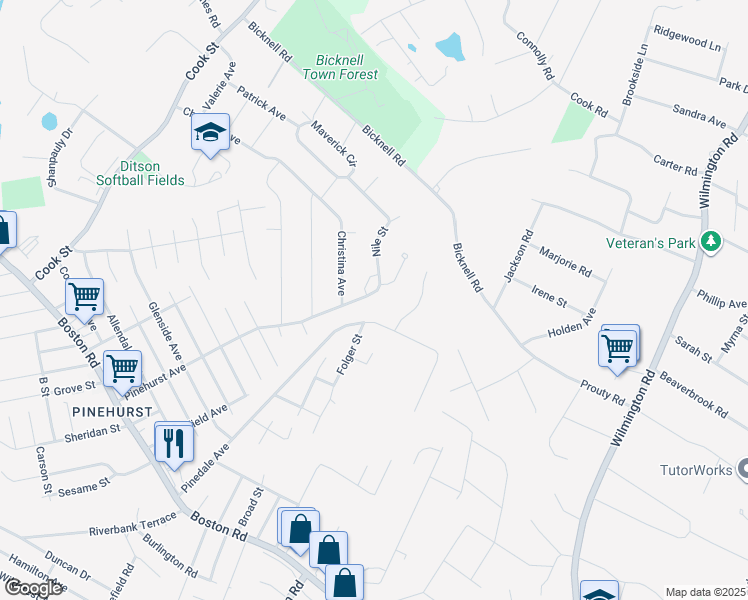 77 Pinehurst Avenue, Billerica MA Walk Score