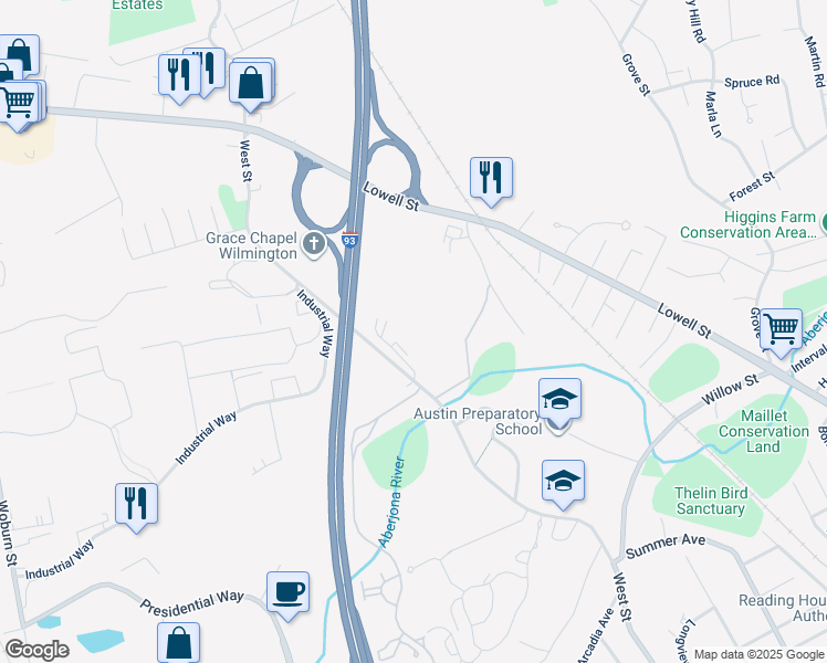 map of restaurants, bars, coffee shops, grocery stores, and more near 140 West Street in Wilmington