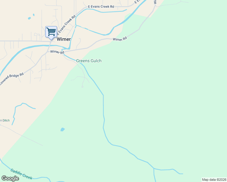 map of restaurants, bars, coffee shops, grocery stores, and more near 798 Covered Bridge Road in Rogue River