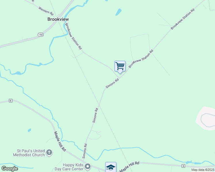 map of restaurants, bars, coffee shops, grocery stores, and more near in South Schodack