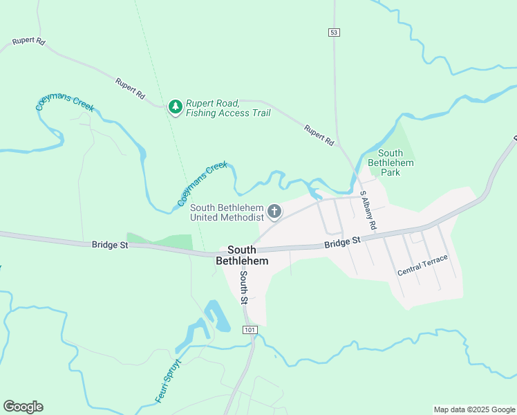 map of restaurants, bars, coffee shops, grocery stores, and more near 67 Willowbrook Avenue in South Bethlehem