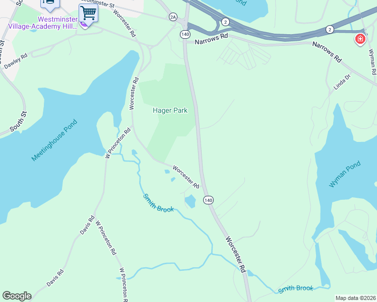 map of restaurants, bars, coffee shops, grocery stores, and more near 23 Hager Park Road in Westminster