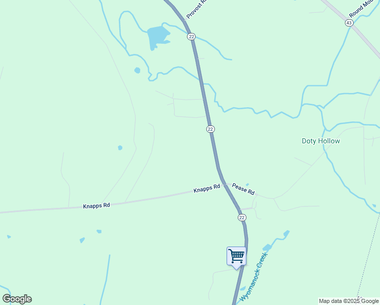 map of restaurants, bars, coffee shops, grocery stores, and more near 161-231 Knapps Road in Stephentown