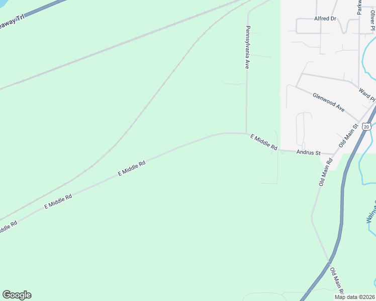map of restaurants, bars, coffee shops, grocery stores, and more near 1913 Middle Road in Silver Creek