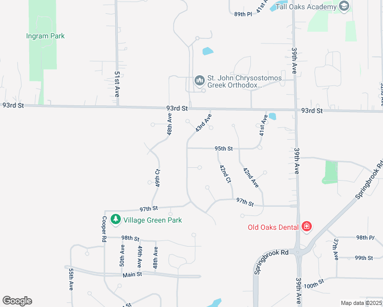 map of restaurants, bars, coffee shops, grocery stores, and more near 4284 96th Place in Pleasant Prairie