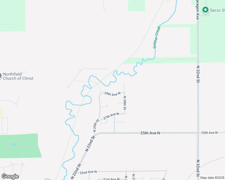 map of restaurants, bars, coffee shops, grocery stores, and more near 2615 29th Avenue North in Fort Dodge