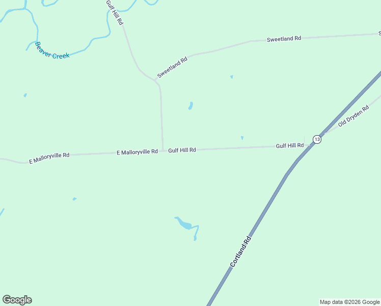 map of restaurants, bars, coffee shops, grocery stores, and more near 288 Gulf Hill Road in Freeville