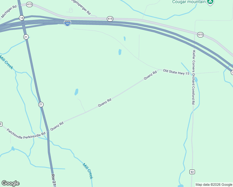 map of restaurants, bars, coffee shops, grocery stores, and more near 2673 Quanz Road in Wayland