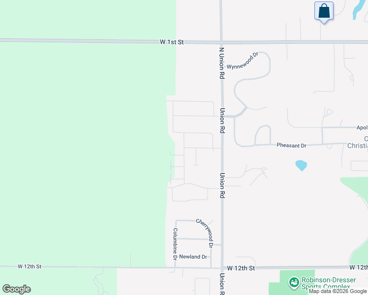 map of restaurants, bars, coffee shops, grocery stores, and more near 4100 Thresher Court in Cedar Falls