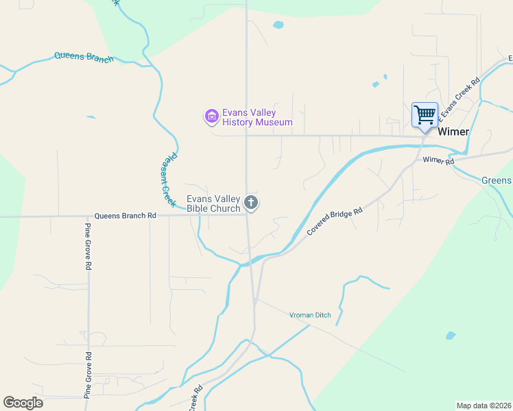 map of restaurants, bars, coffee shops, grocery stores, and more near 7974 East Evans Creek Road in Rogue River