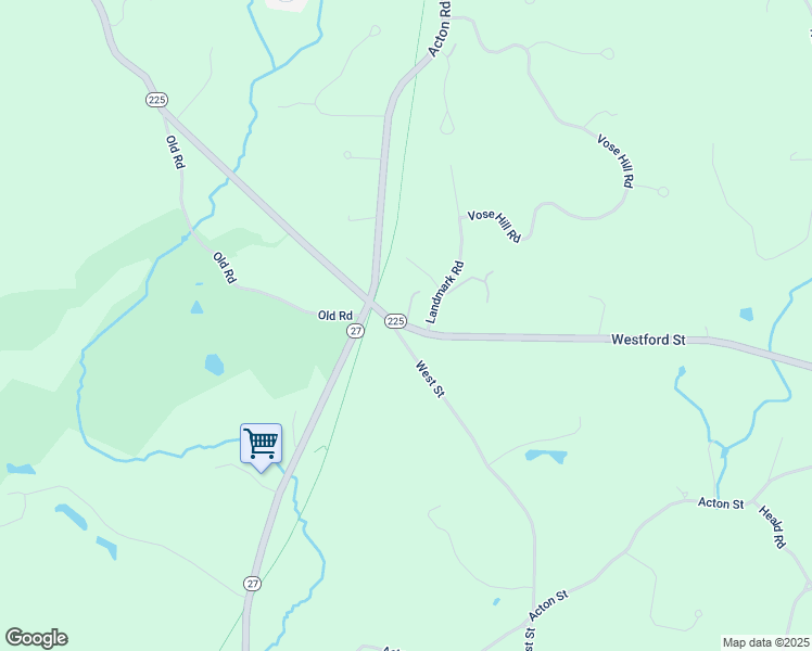 map of restaurants, bars, coffee shops, grocery stores, and more near 3 Xavier Lane in Westford