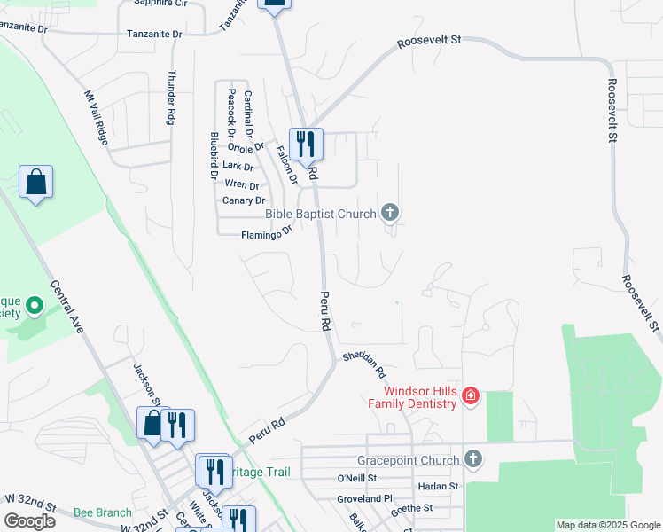 map of restaurants, bars, coffee shops, grocery stores, and more near 850 Hawkeye Drive in Dubuque