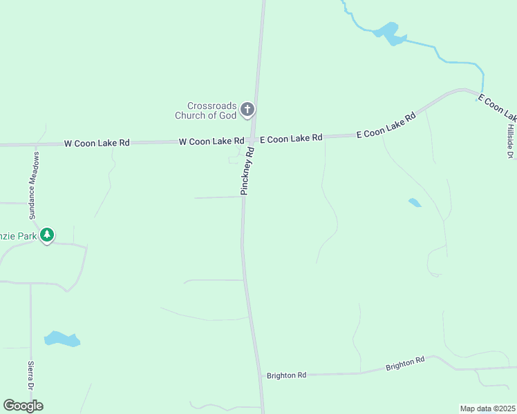 map of restaurants, bars, coffee shops, grocery stores, and more near 4197 Pinckney Road in Howell