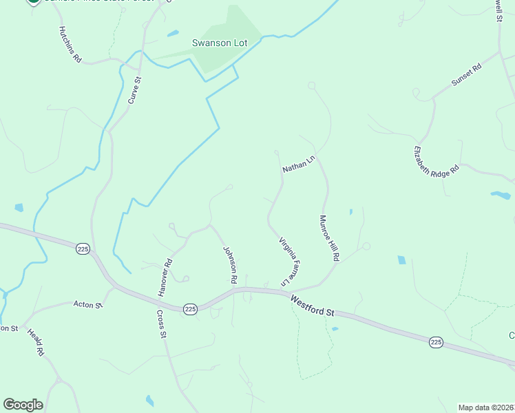 map of restaurants, bars, coffee shops, grocery stores, and more near 183 Virginia Farme Lane in Carlisle