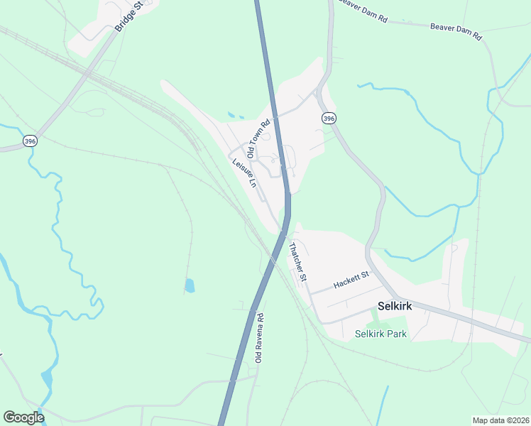 map of restaurants, bars, coffee shops, grocery stores, and more near 71 Old Town Road in Selkirk