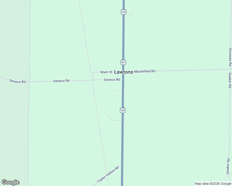 map of restaurants, bars, coffee shops, grocery stores, and more near 12525 Gowanda State Road in Lawtons