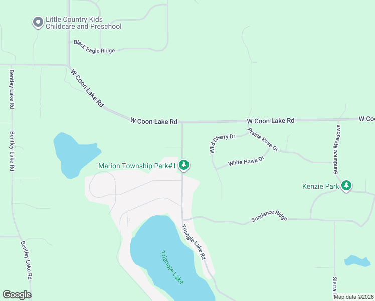 map of restaurants, bars, coffee shops, grocery stores, and more near 1984 Triangle Lake Road in Howell