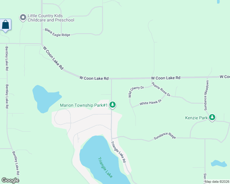 map of restaurants, bars, coffee shops, grocery stores, and more near 1984 Triangle Lake Road in Howell
