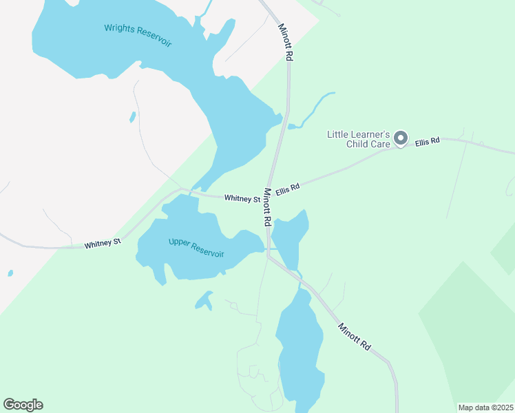 map of restaurants, bars, coffee shops, grocery stores, and more near 290 Minott Road in Westminster