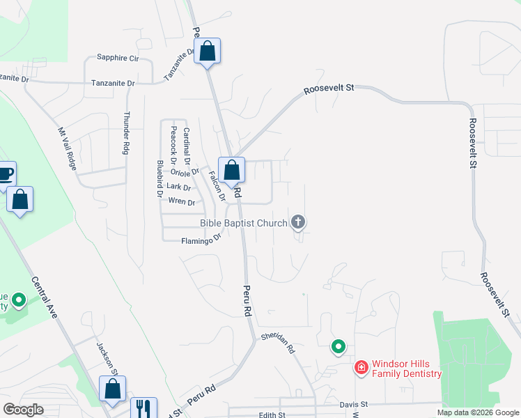 map of restaurants, bars, coffee shops, grocery stores, and more near 880 Toledo St in Dubuque