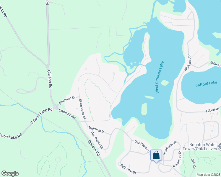 map of restaurants, bars, coffee shops, grocery stores, and more near 4499 Saint Andrews Street in Howell