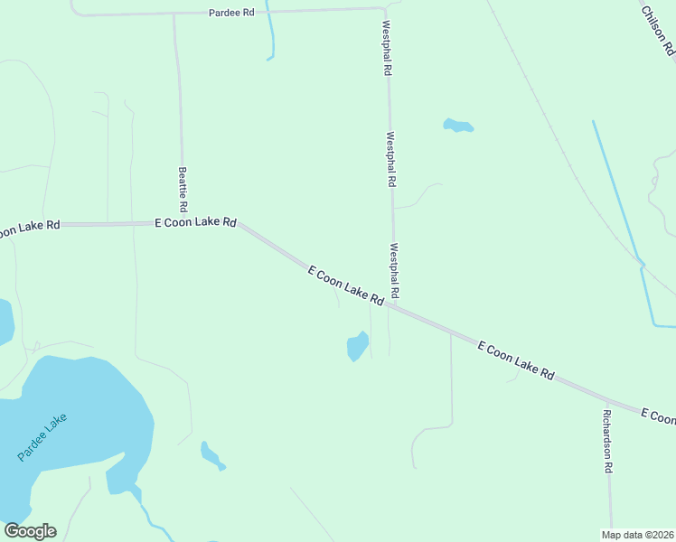 map of restaurants, bars, coffee shops, grocery stores, and more near 2855 East Coon Lake Road in Howell