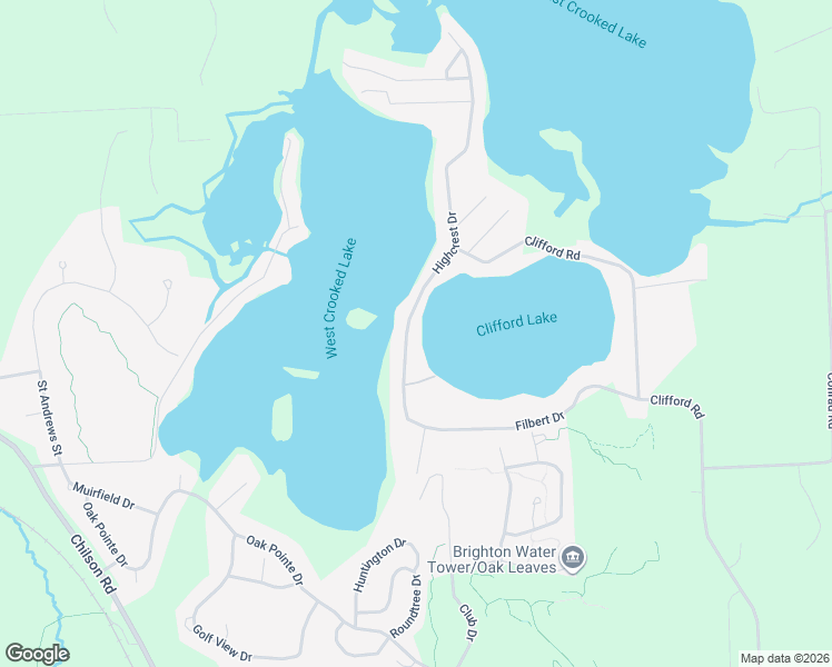 map of restaurants, bars, coffee shops, grocery stores, and more near 4137 Highcrest Drive in Brighton
