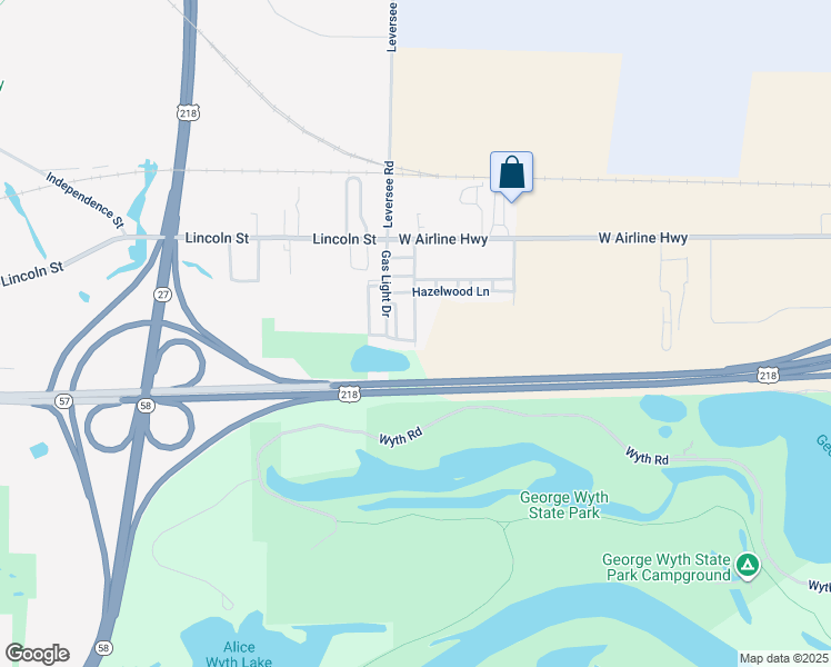 map of restaurants, bars, coffee shops, grocery stores, and more near 2235 Lincoln Street in Cedar Falls