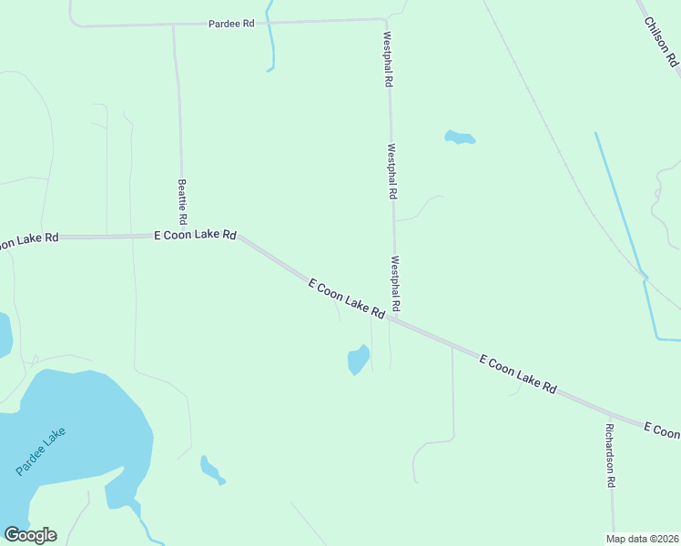 map of restaurants, bars, coffee shops, grocery stores, and more near 2855 East Coon Lake Road in Howell