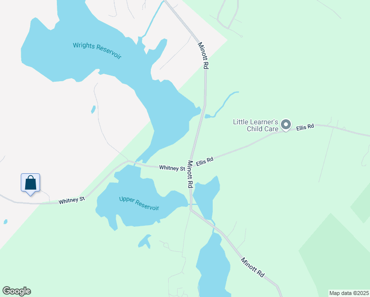 map of restaurants, bars, coffee shops, grocery stores, and more near 290 Minott Road in Westminster