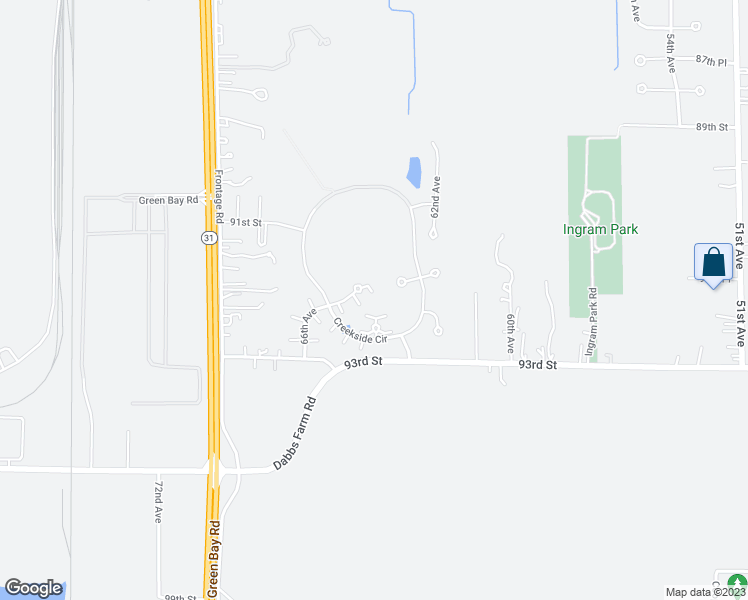 map of restaurants, bars, coffee shops, grocery stores, and more near 9219 66th Avenue in Pleasant Prairie