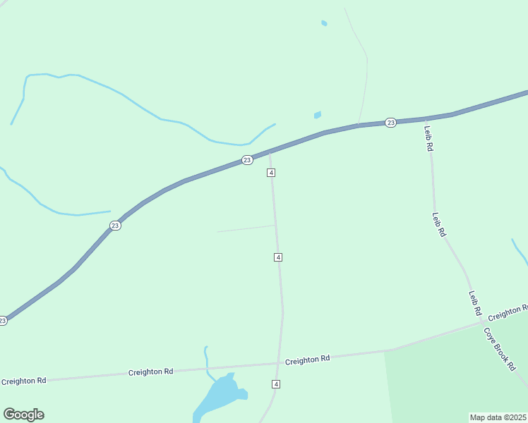 map of restaurants, bars, coffee shops, grocery stores, and more near 3555 County Road 4 in South New Berlin