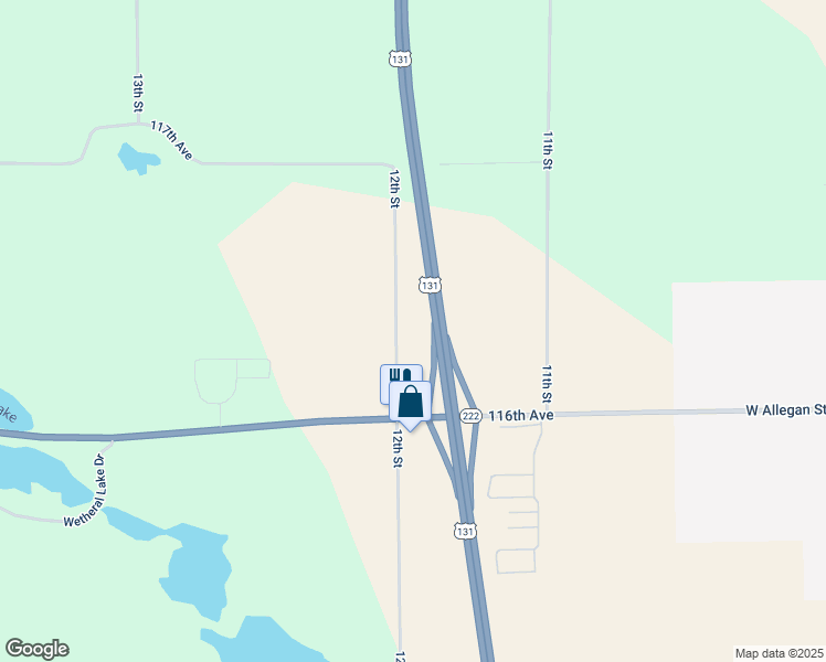 map of restaurants, bars, coffee shops, grocery stores, and more near 1601-1699 12th Street in Martin