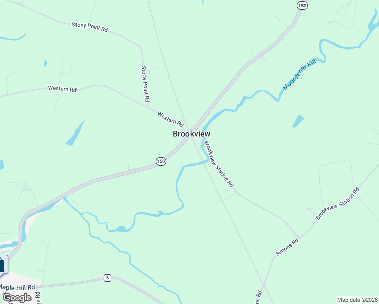 map of restaurants, bars, coffee shops, grocery stores, and more near 1898 Brookview Road in Castleton-on-Hudson