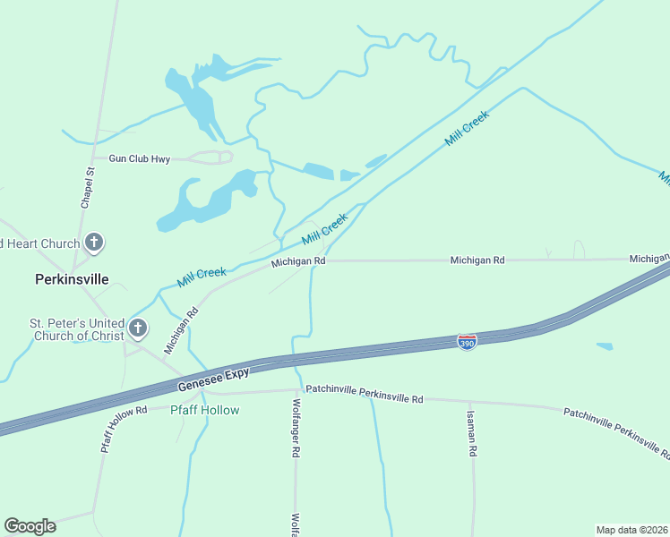 map of restaurants, bars, coffee shops, grocery stores, and more near 2112 Michigan Rd in Wayland
