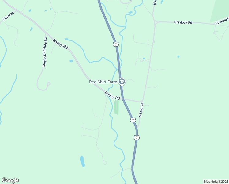 map of restaurants, bars, coffee shops, grocery stores, and more near 54 Bailey Road in Lanesborough