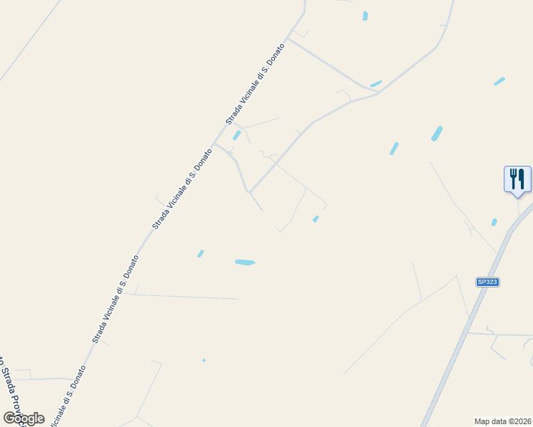 map of restaurants, bars, coffee shops, grocery stores, and more near 36 Strada Vicinale di San Donato in Albinia