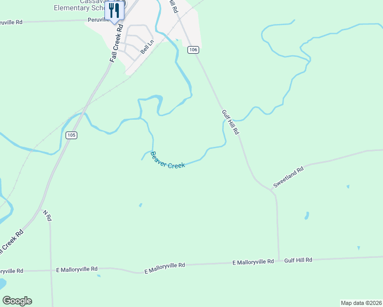 map of restaurants, bars, coffee shops, grocery stores, and more near 156 Gulf Hill Road in Cortland