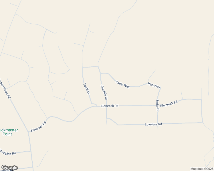 map of restaurants, bars, coffee shops, grocery stores, and more near Glendale Lane in Beatty