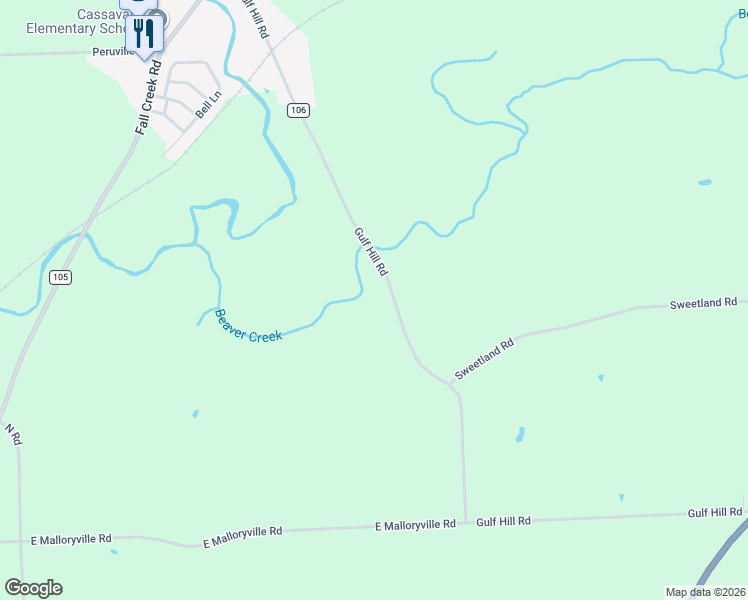 map of restaurants, bars, coffee shops, grocery stores, and more near 156 Gulf Hill Road in Cortland
